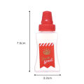 2Pcs/Set Portable Mini Cute Squeeze Soy Sauce Bottle Sauce Ketchup Bottle Container Cartoon Plastic Lunch Box Salad Bottle Accessories. 