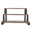Display Riser Stand 3 Tier Wood Perfume Organizer Stand Display Rack Wide for Bathroom. 