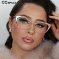 55033 Cat Eye Metal Frame Glasses for Women Optical Computer Glasses Famale Spectacles Fashion Eyewear Eyeglasses.