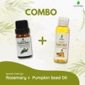 Vishmanni Rosemary 10 ml & Pumpkin seed oil 50 ml combo pack. 