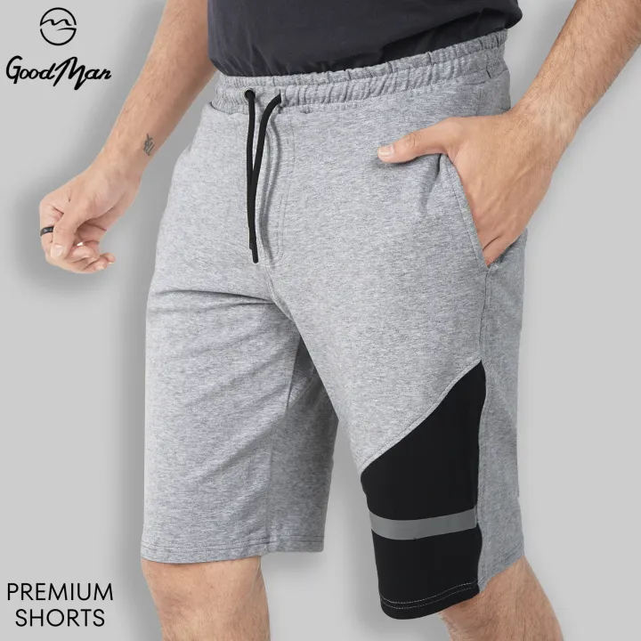 GoodMan%20Ash%20Color%20Cotton%20Short%20Pant%20for%20Men.%20-%20Image%202