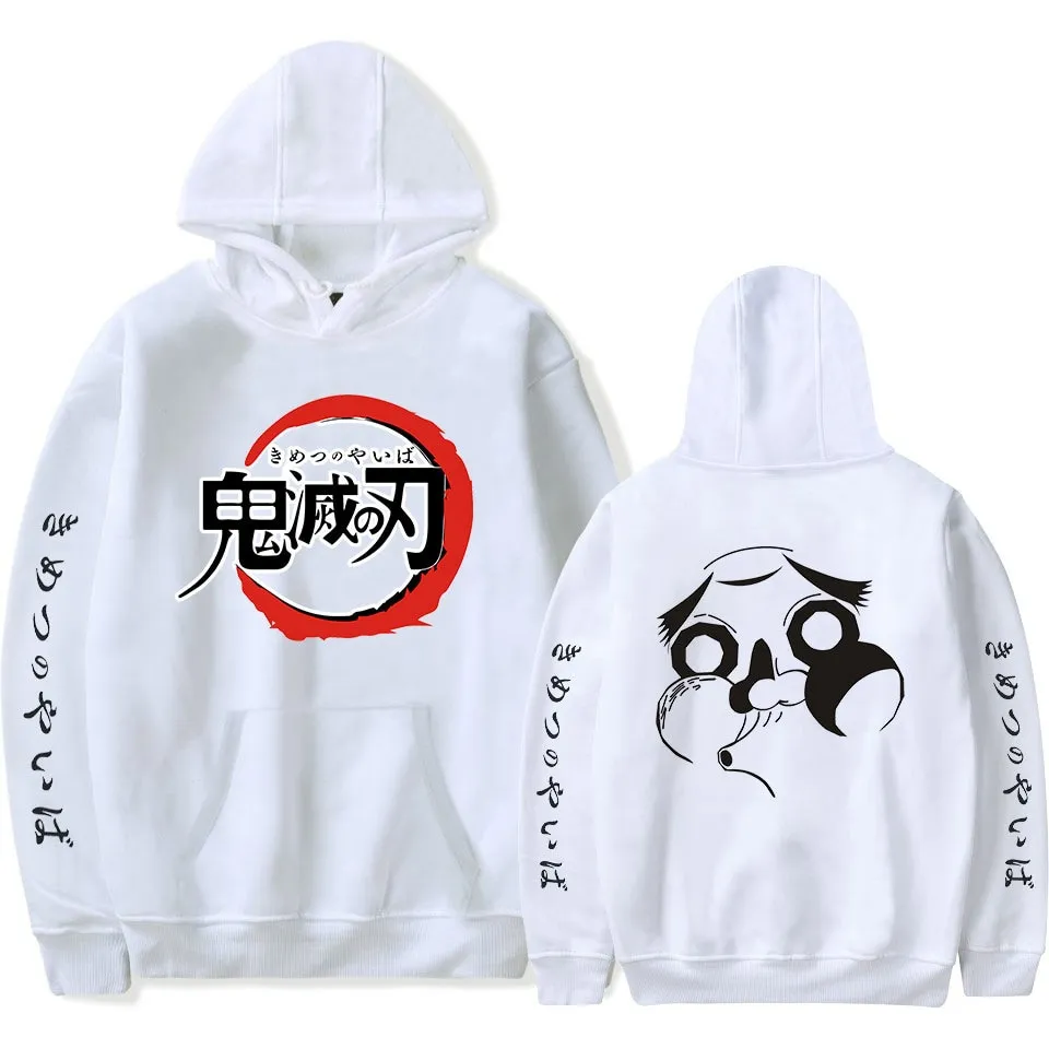 Demon Slayer Hoodies Sweatshirts Hooded Oversized Clothes Kimetsu No Yaiba Streetwear Print Men women Casual Full Cartoon Anime Daraz .bd