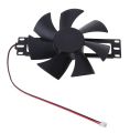 Induction Cooker Cooling Fan DC 18 Volt Brushless Plastic Body Cooling Fan. 