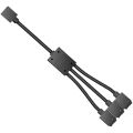 RGB Convertor 3pin To 4pin ARGB Light Fan Converter With 3-Way Splitter 5V/3pin ADD-RGB To 12V/4PIN Adapter-MINETTE.