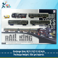 Rail King - Intelligent Classical Express Train Track Playset Toy for Children - Fun and Educational Car Toy for Hours of Entertainment.