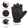1Pair Hiking Cycling Riding Half Finger Outdoor Tactical Fingerless Gloves Hunting Climbing Gym Gloves For Kids.
