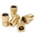 5Pcs Presta to Schrader Valve Adaptor Bike Bicycle Pump Tire Inflator Connector. 