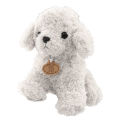 （New）Cartoon Cute Poodle Dog Puppy Pluh tuffed Doll Huggable Toy Home Ornament Gift. 