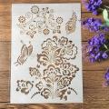 Stencil for Wall & Fashion Painting Template 10in by 8in.. 