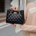 Imported from China Mini Quilted PU Leather Shoulder Bag for Women – Small Size Black Crossbody & Hand Carry Purse | Stylish Daily Use Ladies Bag.