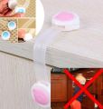 2 Pcs Baby Safety Lock Children Cabinet Drawer Door Fridge Blockers Lock For Kids Protection Cover Childproof Product.