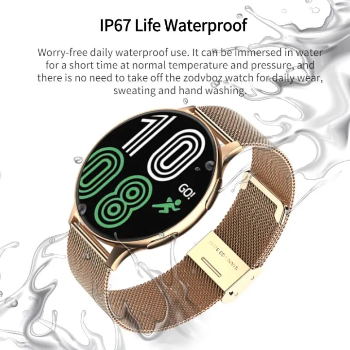 2023%20Smart%20Watch%20Round%20Women%20Waterproof%20Smartwatch%20Men%20Women%20Fitness%20Tracker%20Blood%20Pressure%20Monitor%20for%20Android%20IOS%20Smart%20Clock%20-%20Image%202