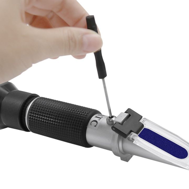 【In-Demand Item】 Portable Sugar Tester 0-32% Refractometer densimeter ...