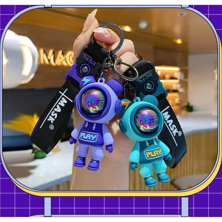 Comfyart%20Boys%20Girls%20Creative%20Cool%20Stylish%20Astronaut%20Suit%20Standing%20Play%20Bear%20Keychain%20Key%20Ring,%20Girlfriend%20Boyfriend%20Valentine%20Lover%20Christmas%20Birthday%20Collection%20Gift%20Bag%20Pendant%20Wrist%20Strap%20-%20Key%20Ring%20-%20Image%204