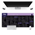 Mouse pad oversized office wps word excel ppt ps ai cdr cad mouse pad shortcuts. 