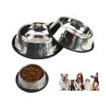 1 Piece Stainless Steel Durable Pet Dog Cat Feeding Bowl Non Slip Bowl. 