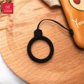 New Silicone Circle Finger Ring Buckle Lanyard Simple Short Case Mobile Phone mobile Siliconering.
