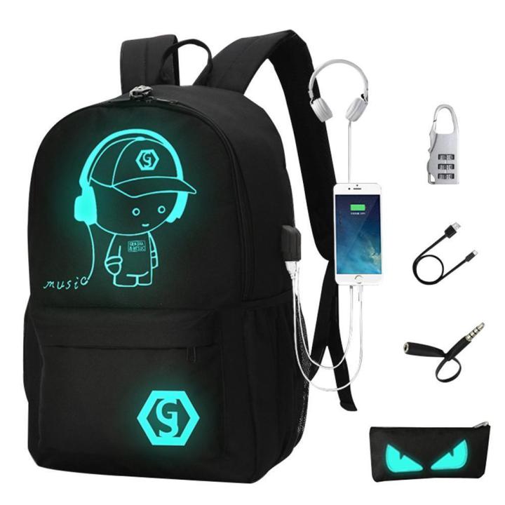 Daraz Laptop Safety Bag School Backpack Unisex Waterproof Anime