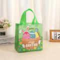 Non-Woven Fabric Easter Non-Woven Bag Cute Cartoon Rabbit Gift Packaging Bag Printed Handbag for Easter Gifts Children'S Parties Shopping Bag Promotional Giveaways Festive Celebrations. 