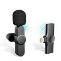 Lavalier Wireless Microphone Lightning Port Mic For Vlog / Live Show.