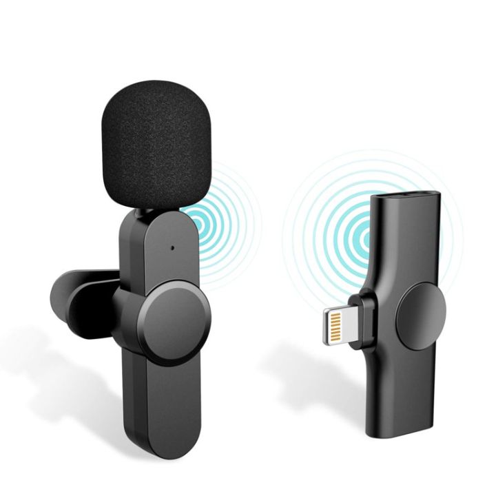 Lavalier%20Wireless%20Microphone%20Lightning%20Port%20Mic%20For%20Vlog%20/%20Live%20Show%20-%20Image%202