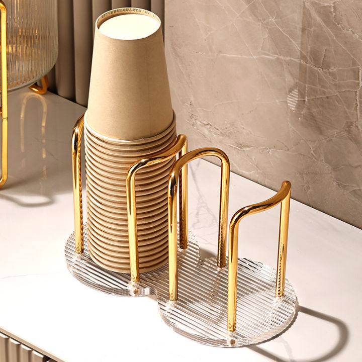 Luxury%20Gold%20Disposable%20Paper%20Cup%20Storage%20Holder%20Water%20Tea%20Cups%20Dispenser%20Rack%20Shelf%20With%20Longer%20Stick%20Coffee%20Mug%20Display%20Stand%20-%20Image%203
