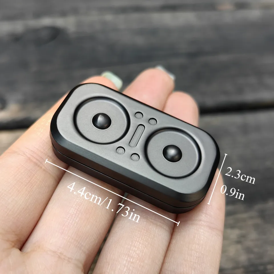 Merrycoo Metal Fidget Brinquedo Finger Push Spin Moedas Brinquedos De Descompres