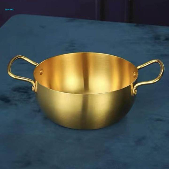 Korean%20Ramen%20Noodle%20Pot%20Ramyun%20Cooker%20Multifunction%20Cookware%20Cooking%20Pot%2020cm%20Gold%20-%20Image%202