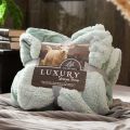 Super Warm Blanket Luxury Thick Blankets For Beds Fleece and Throws Winter Bed Cover.