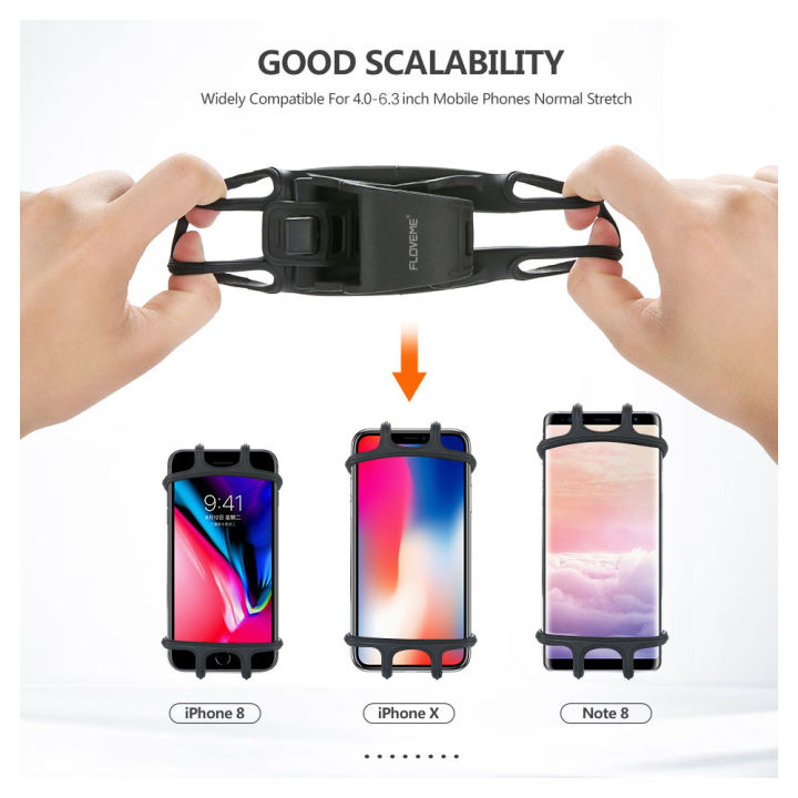 Floveme%20Bicycle%20&%20Bike%20Phone%20Holder%20Tough%20Flexible%20Anti%20Slip%20Silicone%20Material%20Bike%20Mount%20Holder%20Universal%20Design%20Cycle%20Phone%20Holder%20-%20Image%208