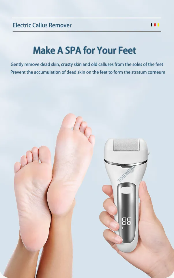 Electric Callus Remover for Feet, Rechargeable Foot Scrubber Foot