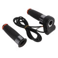 1Pair Electric Vehicle Throttle Accelerator Double Handle Grip SetV. 