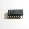 IC 74283 4-Bit Binary Full Adder with Fast Carry. 