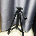 3120A Aluminum Alloy Tripod For Camera And Mobile (Black Colour) - Highest Performance. 