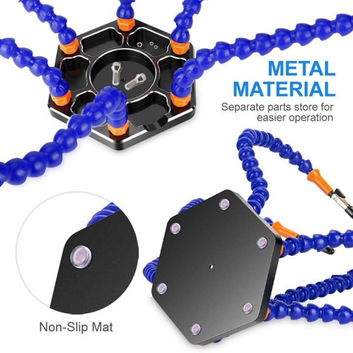 NCANRUI%20Bench%20Vise%20Work%20Vise%20Welding%20Table%20with%206%20Flexible%20Arms%20Soldering%20Iron%20Stand%20PCB%20Soldering%20Repair%20-%20Image%205