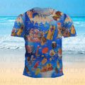 Men's Summer Shorts Sleeve Shirts Ice Shirt 3d Printed Men's T-Shirt.