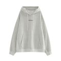 Women's White Sweatshirt Harajuku Korean Fashion Street Oversized Hoodie Winter Fleece Warm Female Clothes Long Sleeve Top Basic. 