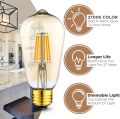 Dimmable LED Edison Bulbs - 2700K with box - Table Lamp. 