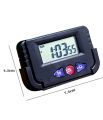 All-in-One Compact Digital Clock Timer with Stopwatch and Large Screen.