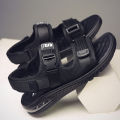 Sandals men's manufacturers fashion men's beach shoes dual-purpose casual velcro sandals on behalf of the hair sandals.