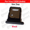 Sim Tray SD Card Tray Holder Card Compatible with Vivo Y200 (Indian Version) With Sim Ejector Pin Replacement Part. 
