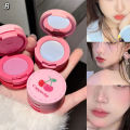 Vnce Lncei Three layers of cherry blush show white student inexpensive Matt girl beauty makeup blush ointment. 