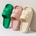 Women Summer Soft Cloud Slippers Korean Eva Anti Slip Slippers For Home Flip Flops Summer Beach Thick Platform Shoes Sandals.