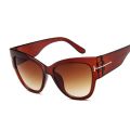 Fashion Cat Eye Sunglasses Woman Brand Designer Big Frame Gradient Sun Glasses Clear Lens Female Shades Vintage Oculos De Sol. 