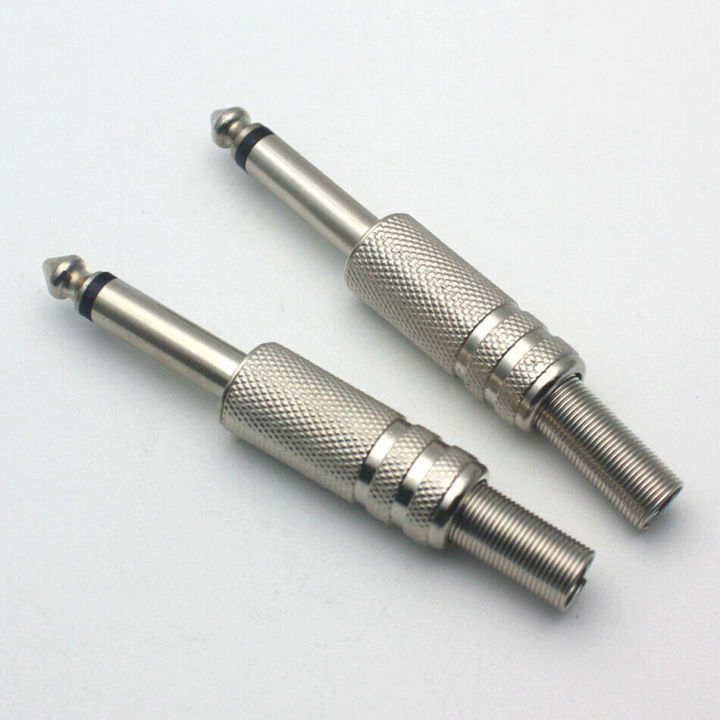 2Ps%206.5mm%201/4%20"%20Mono%20audio%20Plug%20Male%20Microphone%20Plug%20for%20Mono%20Audio%20Jack%20Socket%20wire%20solder%20-%20Image%203