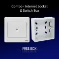 Combo - Internet Socket & Switch Box.