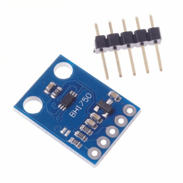 GY-302 BH1750FVI BH1750 Light Intensity L.U.X Sensor Module DC 3V-5V IIC I2C Interface Digital Light Intensity Sensor Module 16 Bit AD Converter 5 Pin Leads BH1750 Module