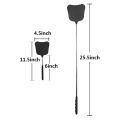 Mosquito and Fly Killing Plastic Fly Swatter Retractable Stainless Steel Rod, Suitable for Indoor and Outdoor Use (2 Pack). 