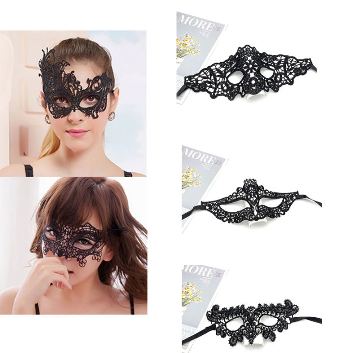 Women%20Sexy%20Black%20Lace%20Mask%20Masquerade%20Party%20Eye%20Mask%20Festival%20Halloween%20Masks%20-%20Image%205