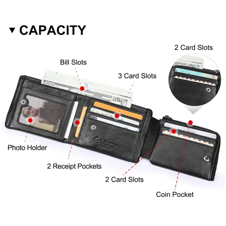 Avro%20Premium%20Men's%20High%20Quality%20%20100%25%20Cow%20Leather%20Trifold%20Wallet%20For%20Men%20Elegant%20And%20Comfortable%20Stylish%20Export%20Quality%20Money%20Bag%20For%20Men%20Cow%20Leather%20Short%20Wallet%20Fashion%20Vintage%20Wallet%20Casual%20Male%20Wallet%20Multi-Card%20Slot%20Wallet%20For%20Man%20-%20Image%204